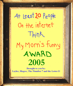 award framed