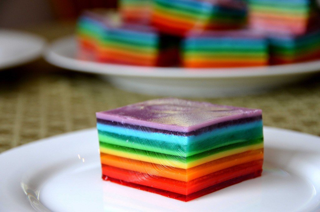 rainbow-jello